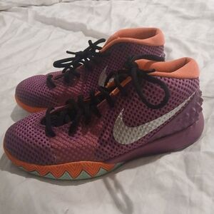 Kyrie Irving Nike Purple and Orange Sneakers